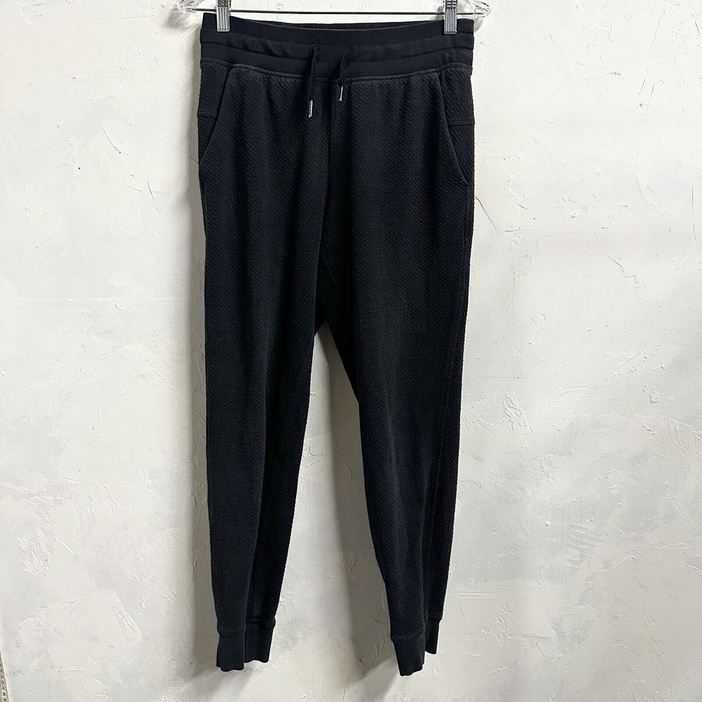 Lululemon Warm Down Jogger Heathered Core Black Womens 6 Tappered